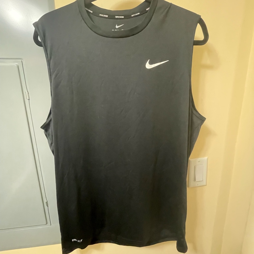 Nike Dri-FIT Black Swim Top